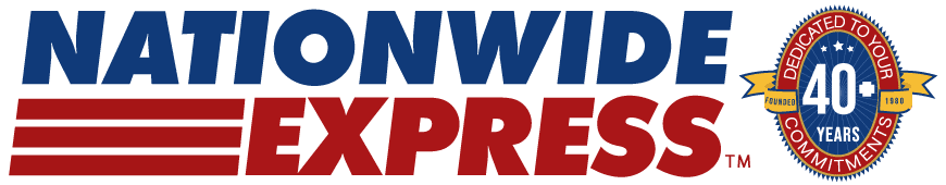 nationwide express 40 year logo