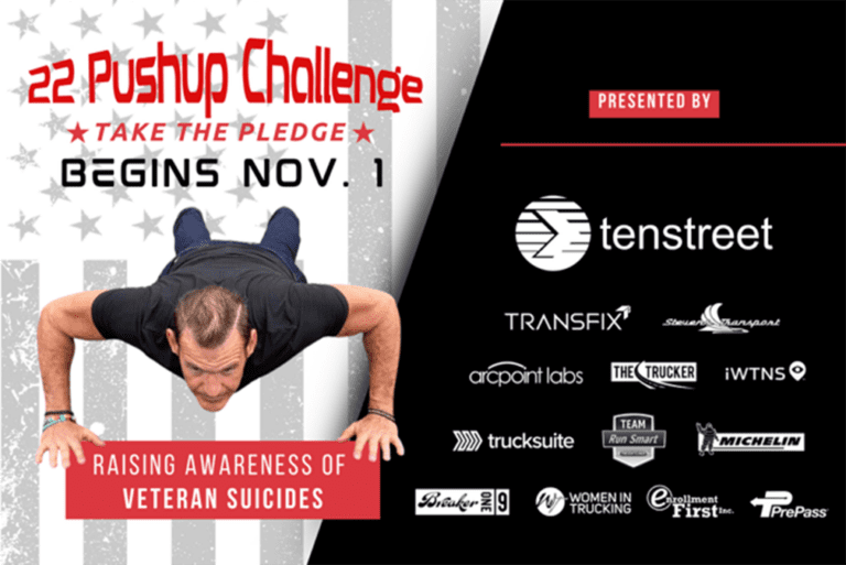Enter the '22 Pushup Challenge' to raise awareness of veteran