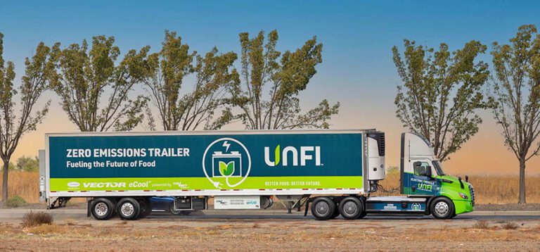 United Natural Foods deploys zero-emission reefer delivery in California