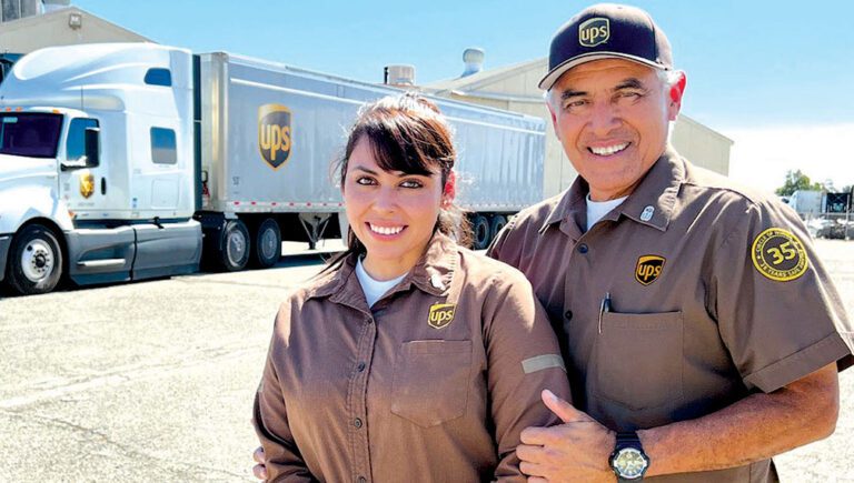 Father-daughter team love sharing time on the road as UPS drivers