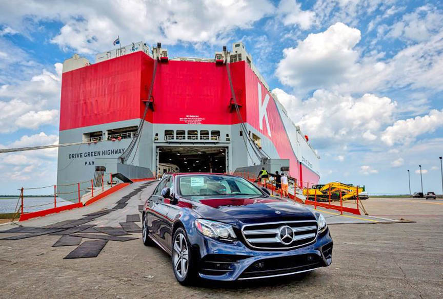 Brunswick, on track to top US auto port