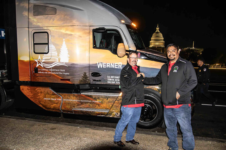 ‘An absolute privilege’ — Werner drivers recount driving Capitol Christmas Tree