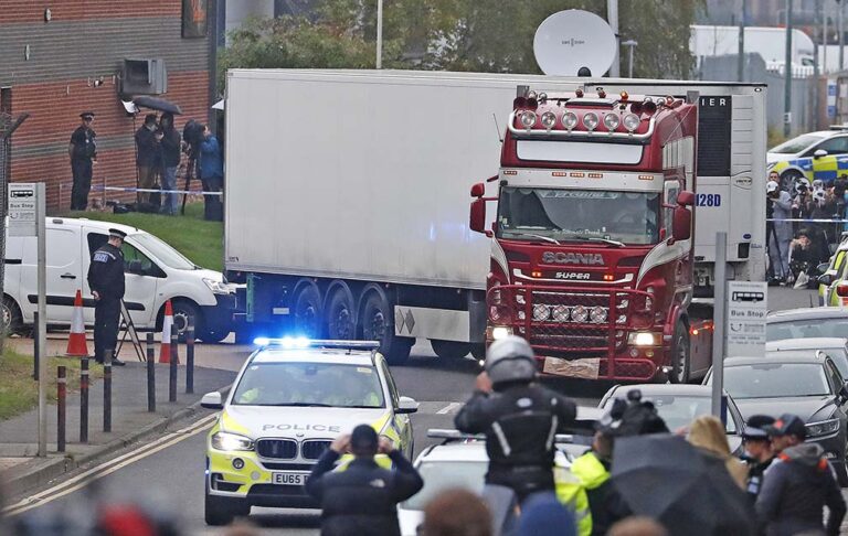 Trucking boss gets 7 years for role in smuggling that led to deaths of 39 Vietnamese migrants