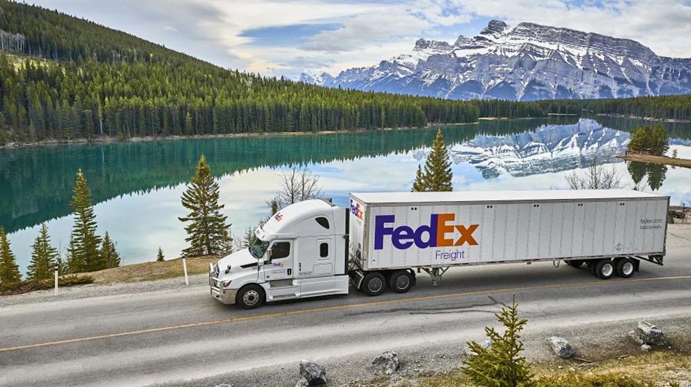 FedEx Freight delivering 300,000th Christmas tree to military families