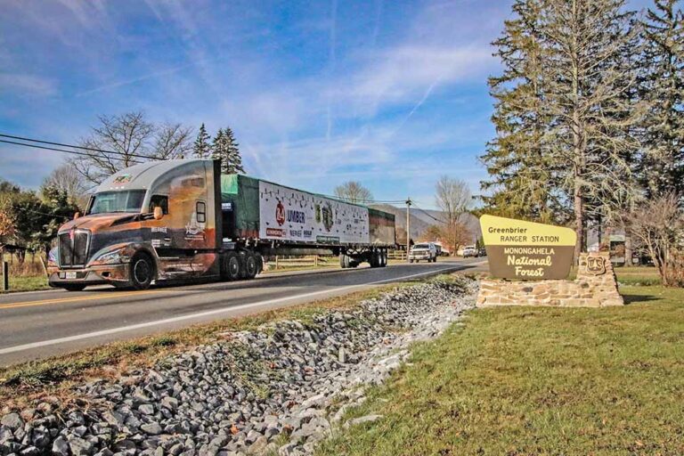 Truckstop helps support US Capitol Christmas Tree delivery