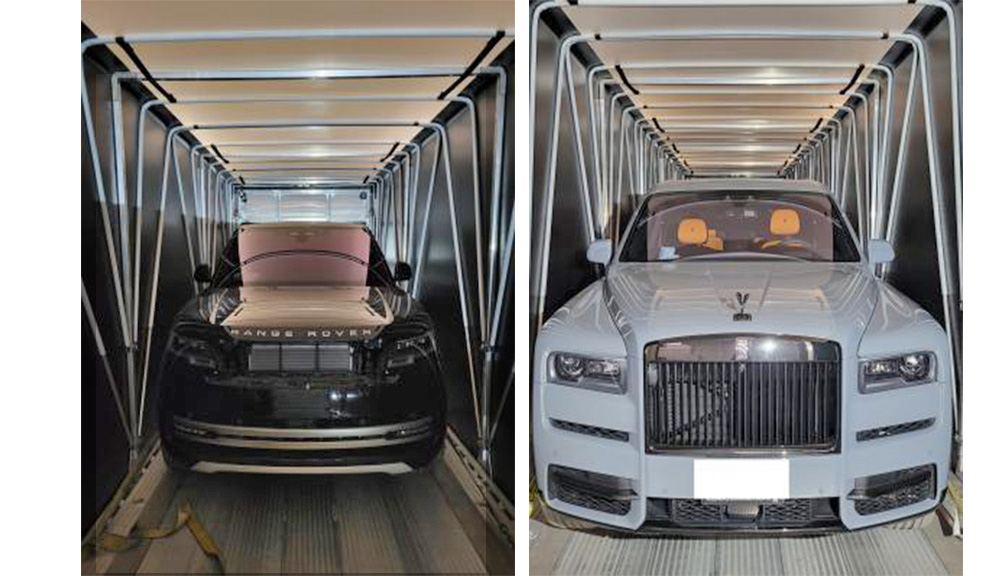 Rolls Royce, Range Rover seized from big rig at Port of Buffalo ...
