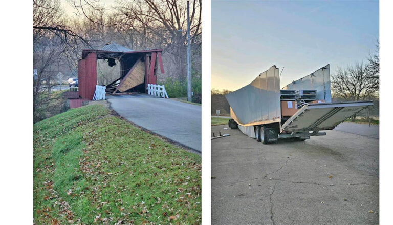 Wynn Logistics truck driver fired after destroying historic Illinois bridge
