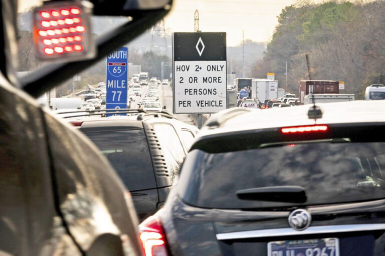 Tennessee proposes 1st express toll lanes around Nashville, Chattanooga, Knoxville