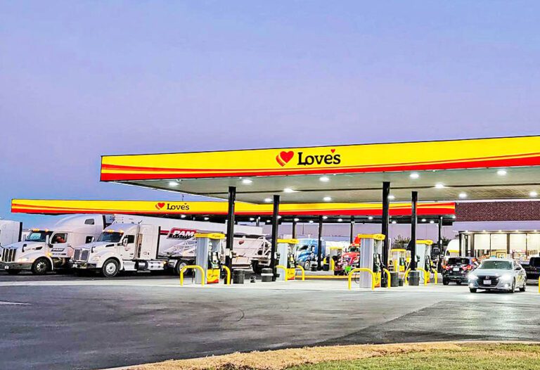 Love’s adds 377 truck parking spaces with 4 new locations