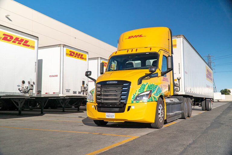 DHL ‘ushering in a new era’ with electric big rigs