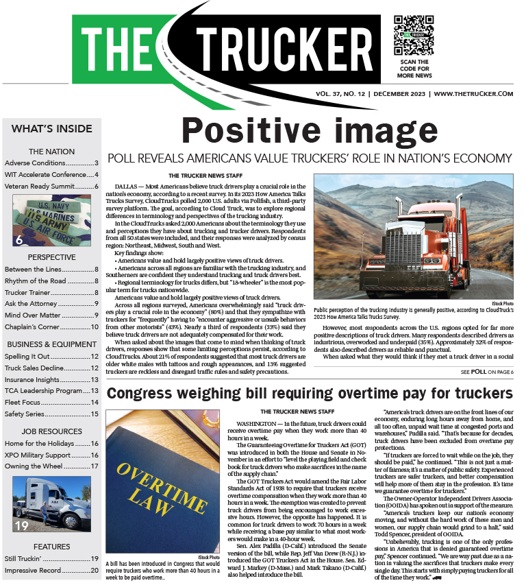 The Trucker Newspaper - Digital Edition December 2023