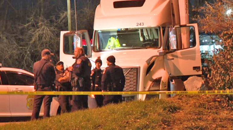 Cop kills truck driver allegedly holding woman hostage inside rig
