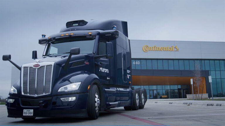 Continental, Aurora partner to kick autonomous trucking into high gear