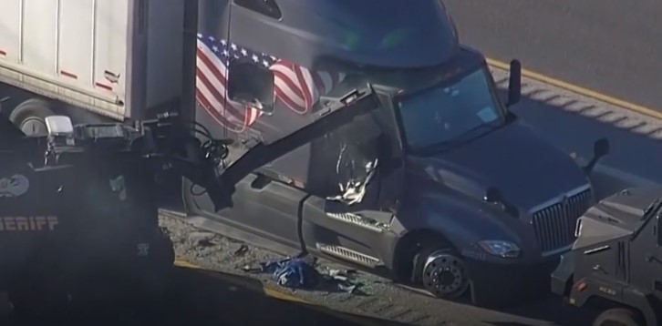 Trucker charged after bizarre chase in Houston