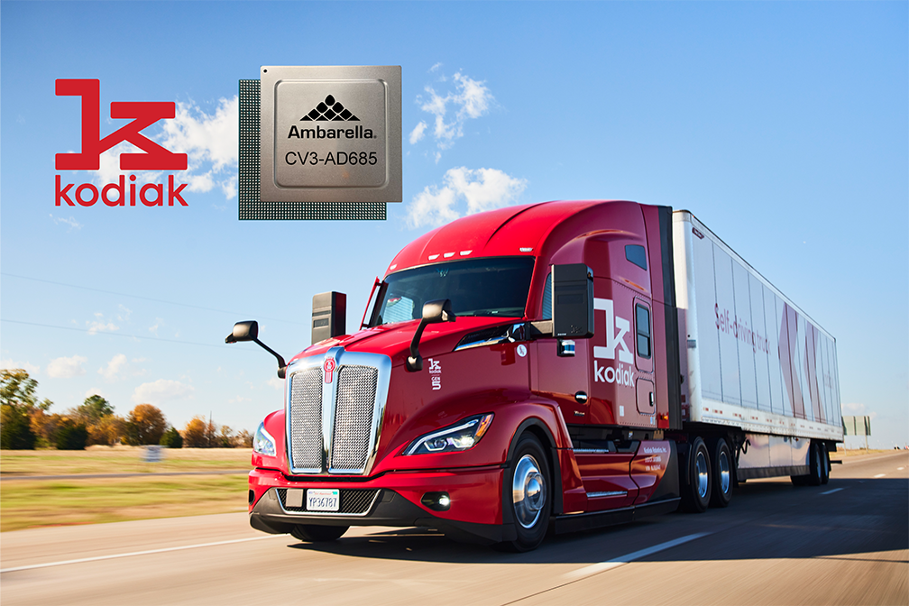 Ambarella, Kodiak Robotics partner to power autonomous trucks ...