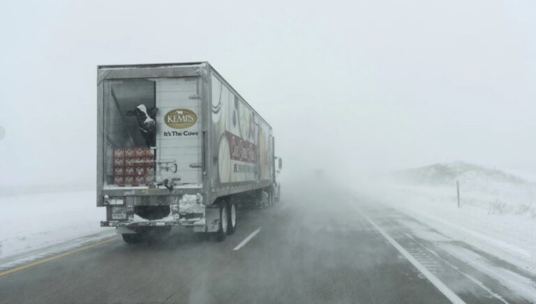 Truckers dealing with brutally cold weather — even down South