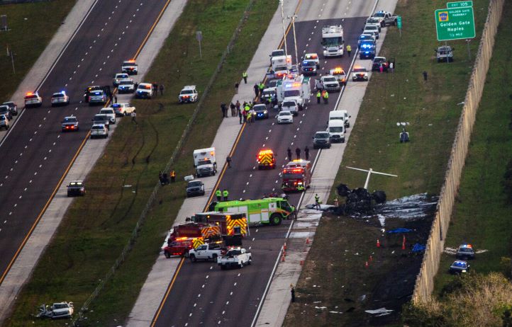 2 dead after plane attempts emergency landing on Florida interstate