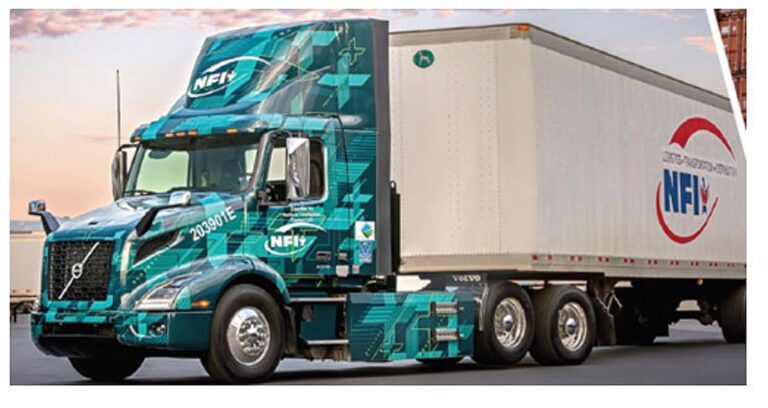 NFI now operating 50 Class 8 battery-electric trucks