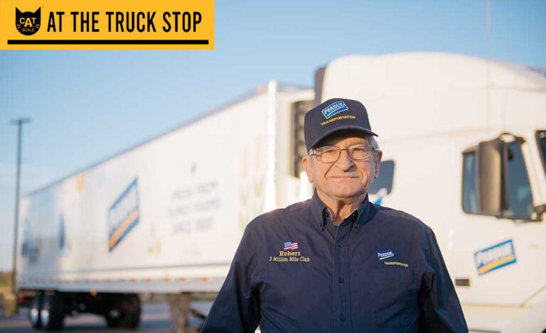‘Im-peck-able’ record: Robert Timmons has driven 4 million accident-free miles for Perdue Farms