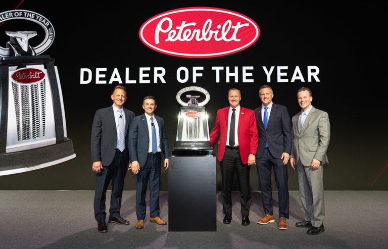 Jackson Group Peterbilt named Peterbilt’s North American Dealer Group of the Year