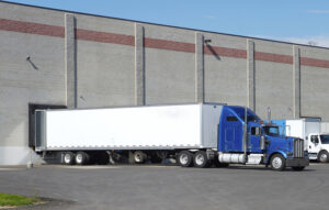 Truck at warehouse 1