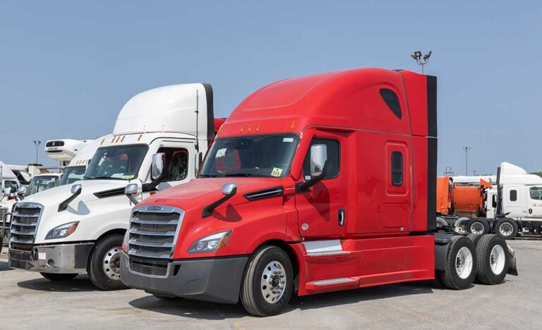 Retail prices for used Class 8 trucks in January remain at 2021 lows