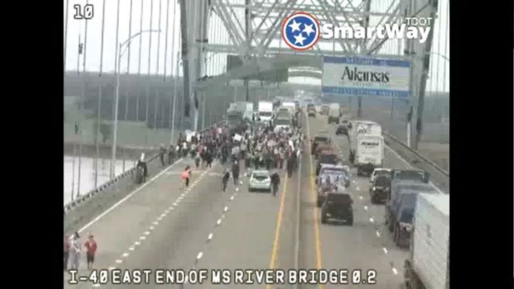 Memphis Mayhem: Protesters cause closure of I-40 bridge across Mississippi River