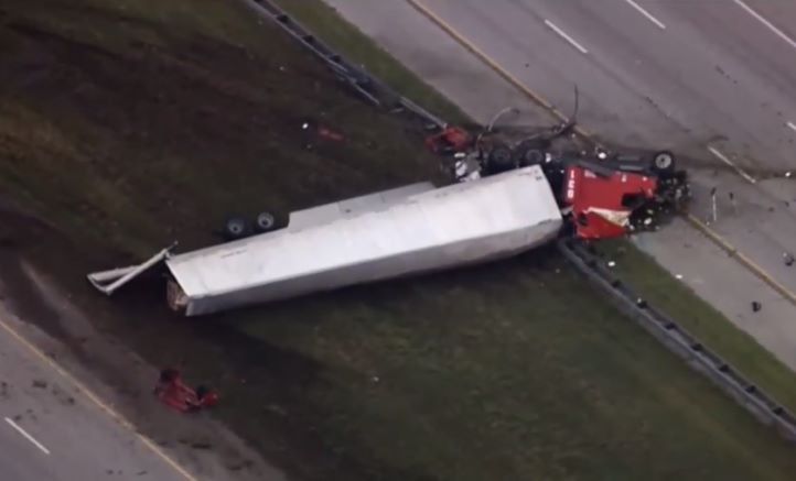 Florida trooper, truck driver killed in crash