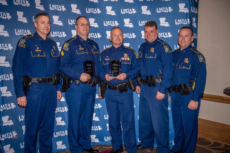 Louisiana Motor Transport Association honors 2 Louisiana troopers