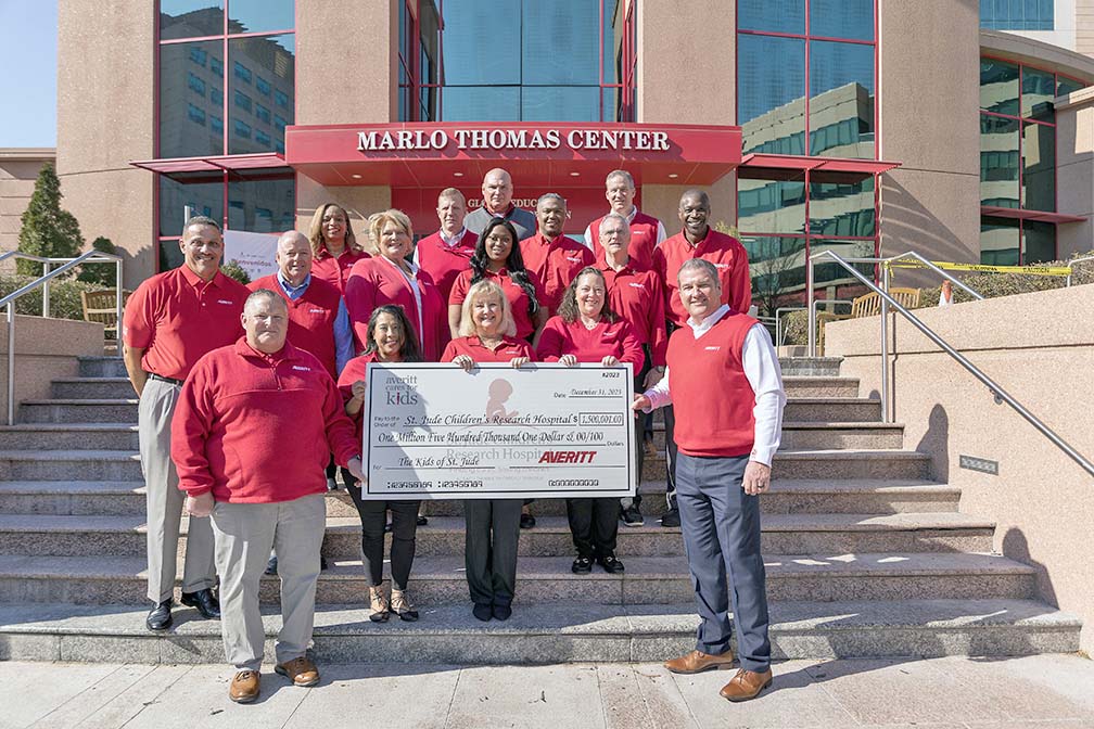 Averitt workers donate more than .5M to St. Jude