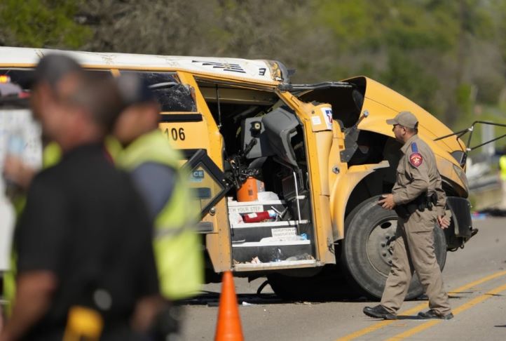 Truck driver charged in fatal Texas bus crash