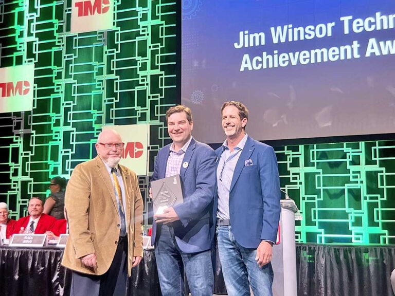 Tractor-trailer connector wins major award