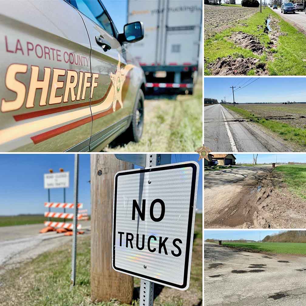 Indiana cops blast detouring big rig drivers after roundabout closure ...