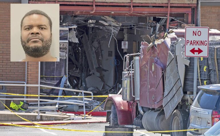 Man who rammed stolen rig into Texas DPS office now faces murder charge