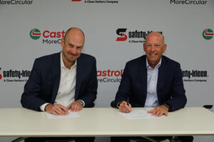Castrol and Safety Clean Signing