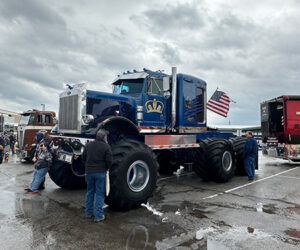 MATS 2023 03 31 Flag on Show Truck