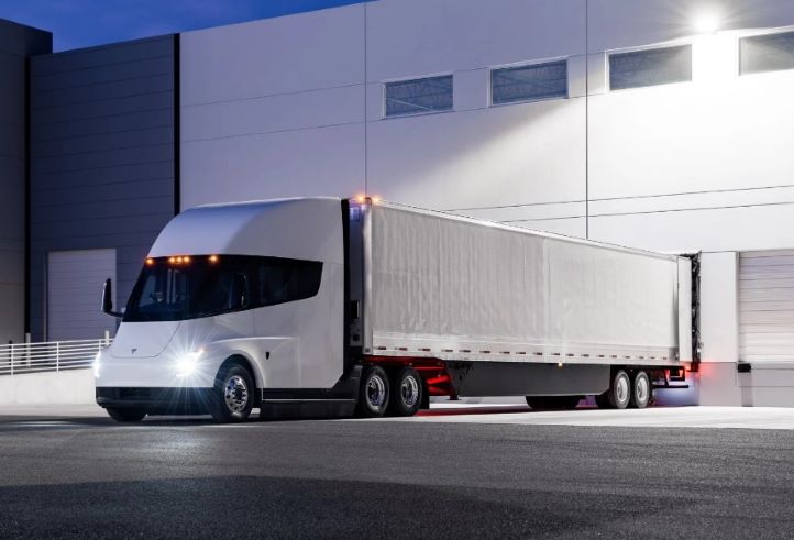 Martin Brower pilots Tesla’s electric Semis