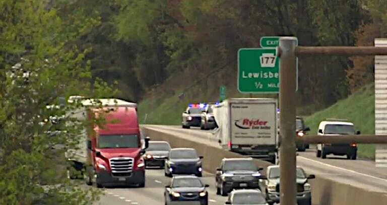3 Pennsylvania construction workers killed by truck on I-83, police say