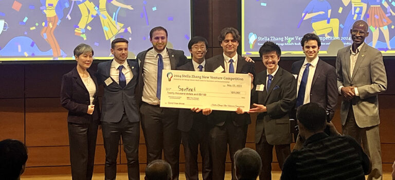 Team behind big rig safety AI wins Stella Zhang competition grand prize