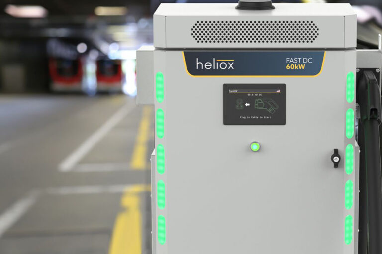 Heliox unveils new 60 kW EV charger for electric big rigs