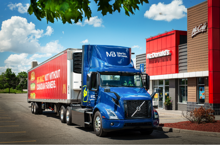 Martin Brower expands VNR electric fleet to help advance McDonald’s global net zero GHG emissions goals  