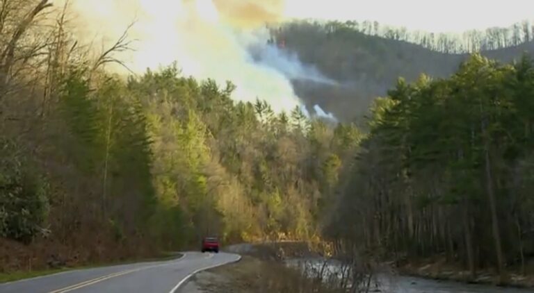Firefighters in the Carolinas battle multiple wildfires as New Jersey crews contain a forest blaze