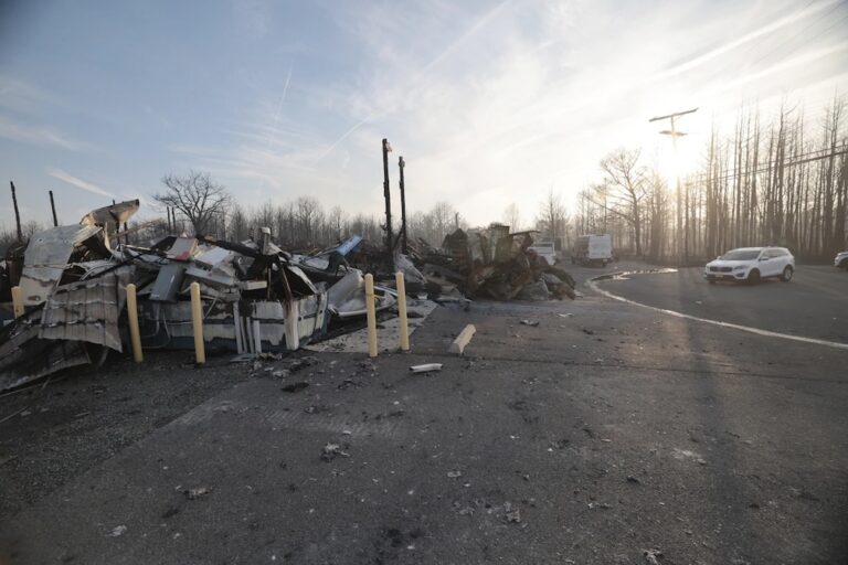 Forecasters warn of fire risk amid low humidity, wind gusts as Pine Barrens fire burns