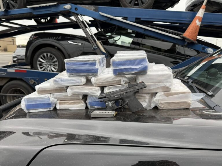 Nearly 50 pounds of fentanyl found in car hauler in Oklahoma