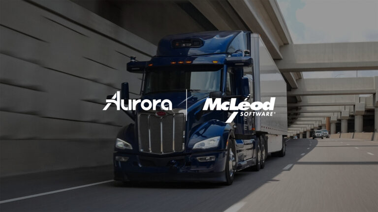 Aurora and McLeod Software to develop TMS for autonomous trucks