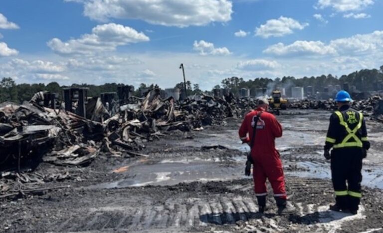Fire at Louisiana auto plant is 90% contained while evacuation order remains