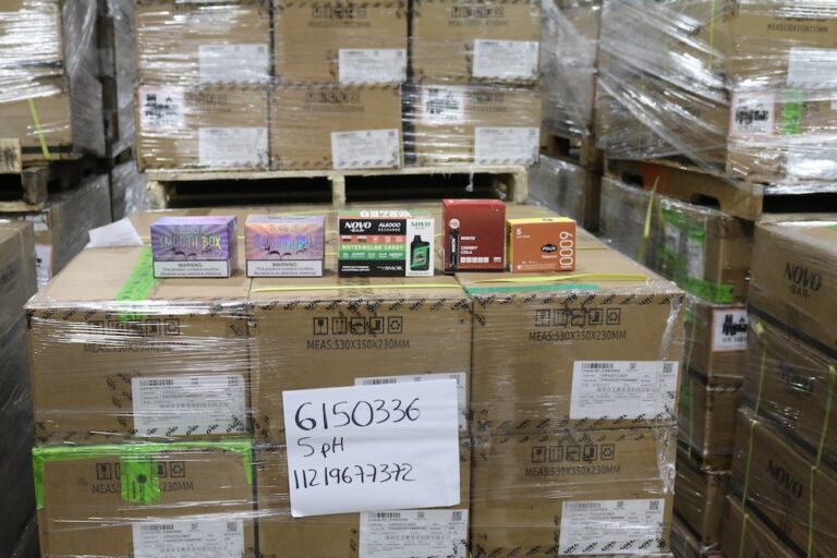 CBP, HHS seize shipment worth $86.5 million of illegal E-Cigarettes