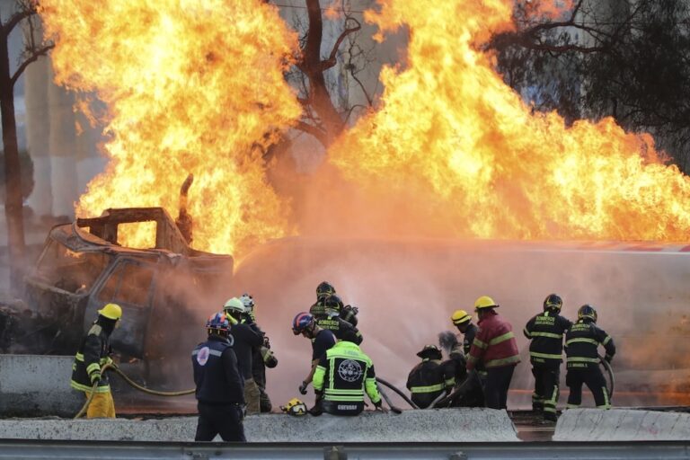 Massive gas tanker explosion in Mexico City kills 3 people and injures 70 others