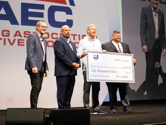 Hal Miller honored with TAEC President’s Leadership Award