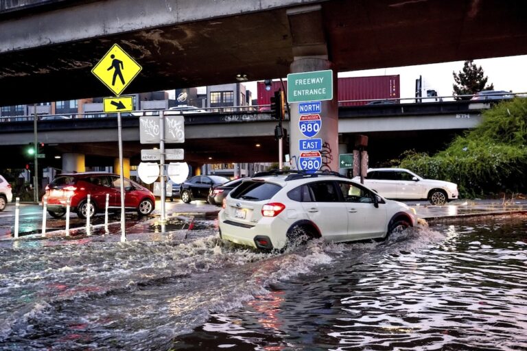 Rare October storm brings heavy rain and possible mudslides to Southern California
